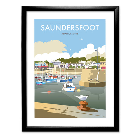 Saundersfoot Art Print