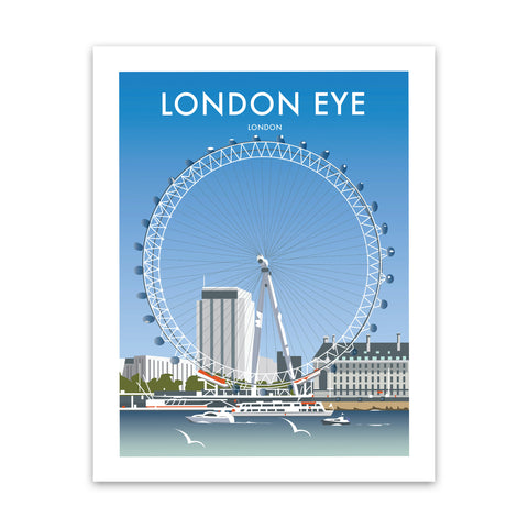 London Eye Art Print
