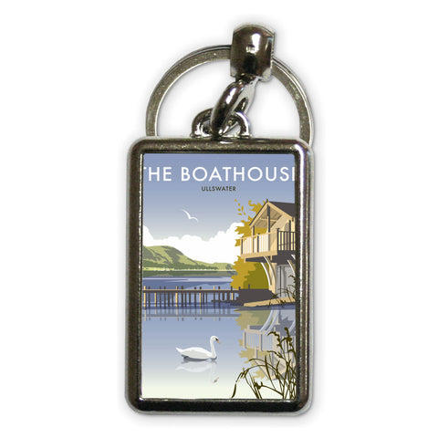 Ullswater Boathouse Metal Keyring
