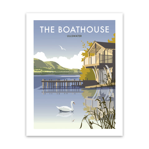 Ullswater Boathouse Art Print