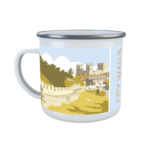 York City Walls Enamel Mug