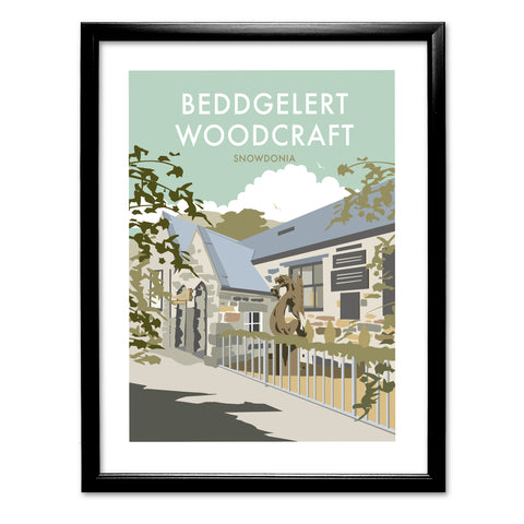 Beddgelert Woodcraft Art Print