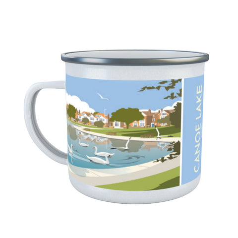 Canoe Lake, Southsea Enamel Mug
