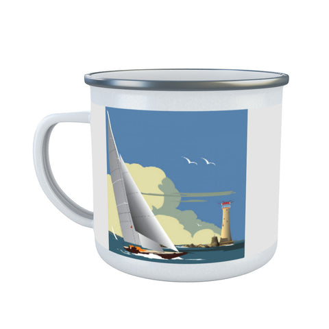 Sailing Enamel Mug