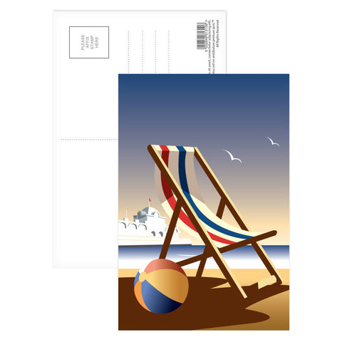Deckchair Postcard Pack of 8