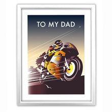 Load image into Gallery viewer, Motorbike Dad Art Print
