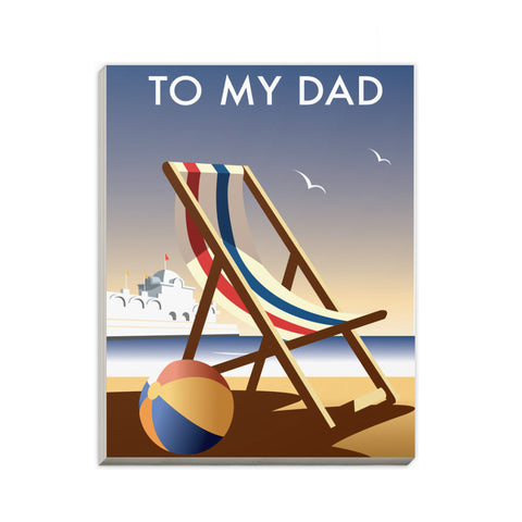 Deckchair Dad A6 Notepad