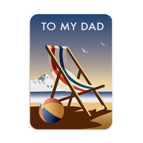 Deckchair Dad Mouse Mat