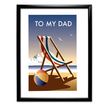 Load image into Gallery viewer, Deckchair Dad Art Print