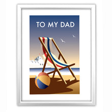 Load image into Gallery viewer, Deckchair Dad Art Print
