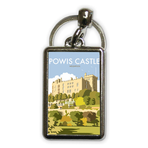 Powis Castle Metal Keyring