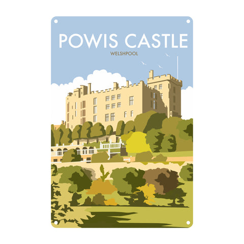 Powis Castle Metal Sign