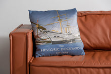 Load image into Gallery viewer, The Historic Dockyard Cushion