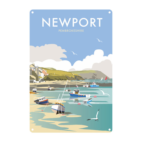 Newport Metal Sign