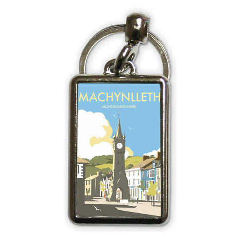 Machynlleth Metal Keyring