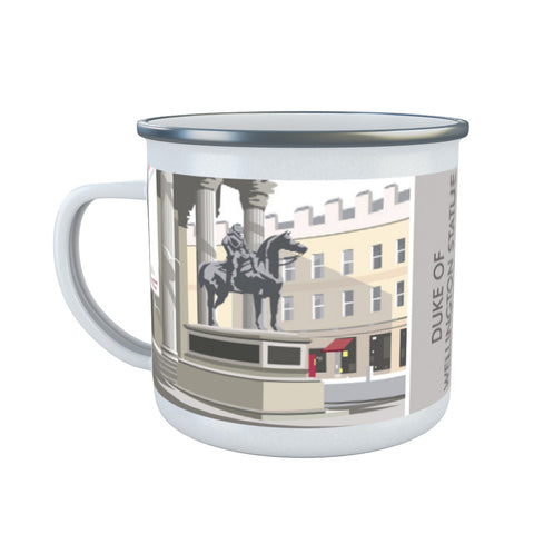 Duke Of Wellington Statue Enamel Mug