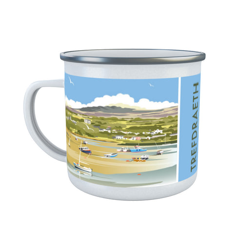 Trefdraeth Enamel Mug