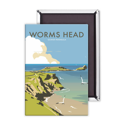 Worms Head, Gower Peninsula Magnet