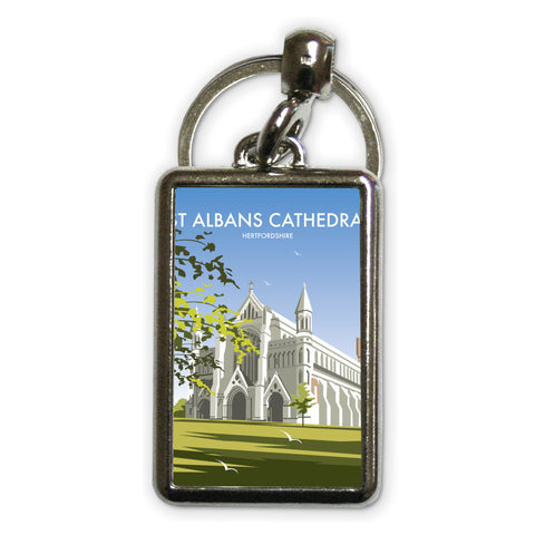 St. Albans Cathedral Metal Keyring