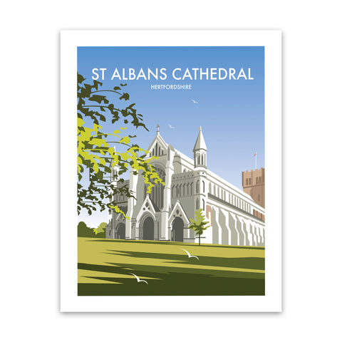 St. Albans Cathedral Art Print
