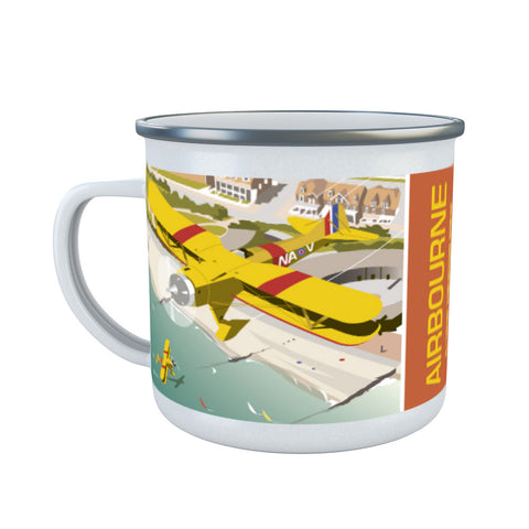 Eastbourne Airshow, Sussex Enamel Mug