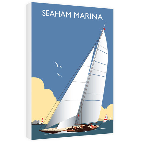 Seaham Harbour, County Durham - Canvas