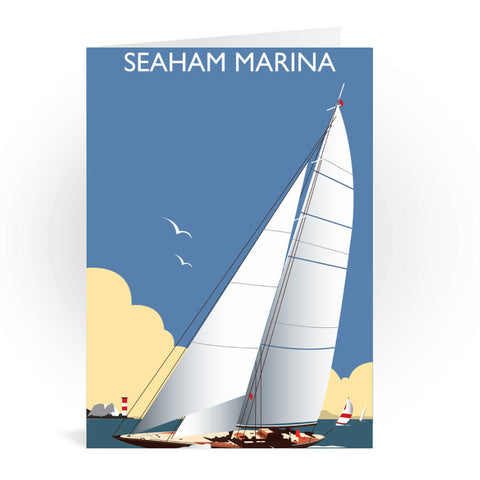 Seaham Harbour, County Durham Greeting Card