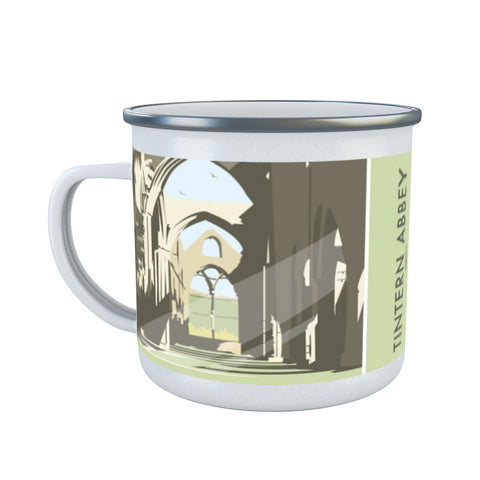 Tintern Abbey, South Wales Enamel Mug