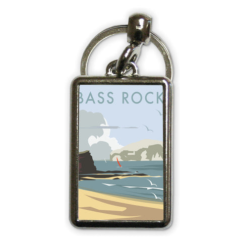 Bass Rock, North Berwick Metal Keyring