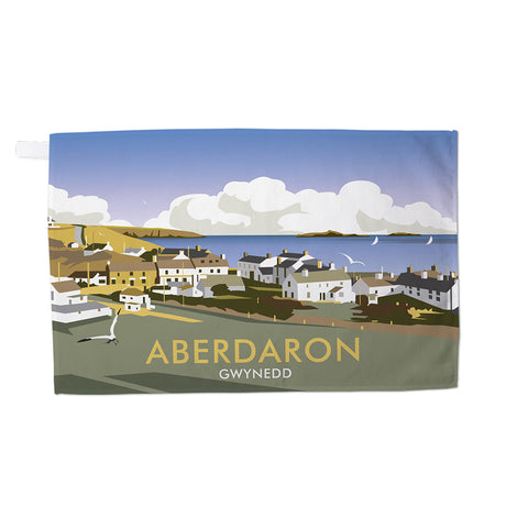 Aberdaron, South Wales Tea Towel