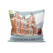 Load image into Gallery viewer, Croydon Library, Surrey Cushion