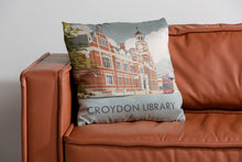 Load image into Gallery viewer, Croydon Library, Surrey Cushion