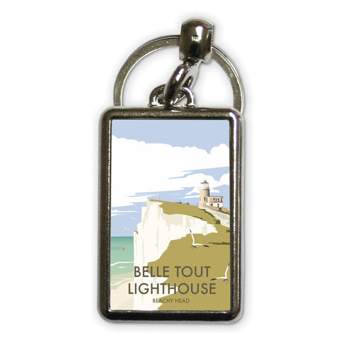 Belle Tout Lighthouse, Sussex Metal Keyring