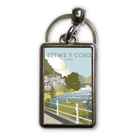 Betws Y Coed, North Wales Metal Keyring