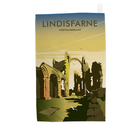 Lindisfarne, Northumberland Tea Towel