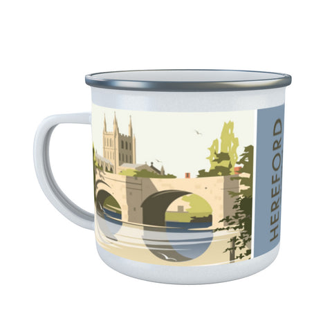 Hereford, Herefordshire Enamel Mug