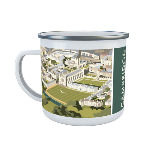 Aerial View of Cambridge, Cambridgeshire Enamel Mug