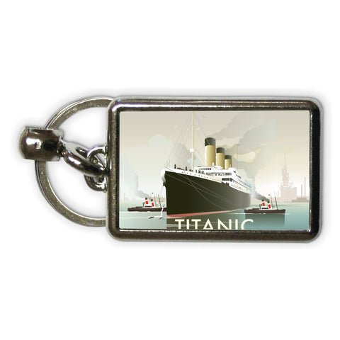 The Titanic Metal Keyring