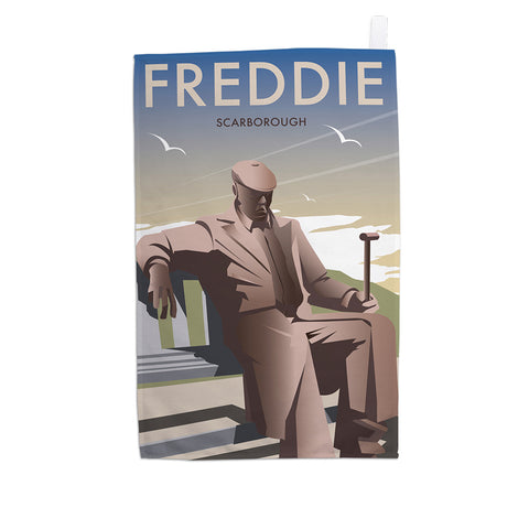Freddie, Scarborough Tea Towel