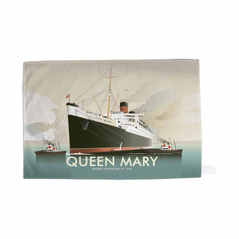 Queen Mary Tea Towel