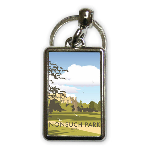 Nonsuch Park, Sutton Metal Keyring