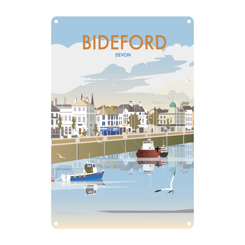 Bideford, Devon Metal Sign