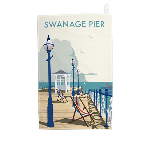 Swanage Pier Tea Towel