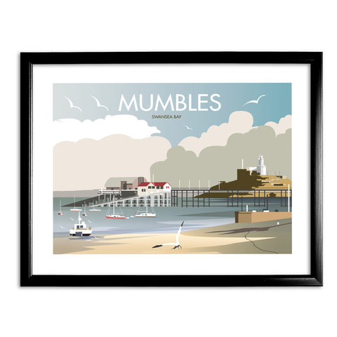 Mumbles Art Print