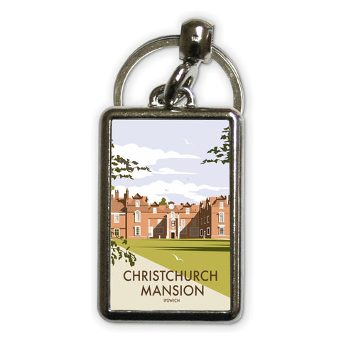 Christchurch Mansion Metal Keyring