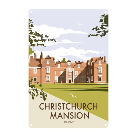 Christchurch Mansion Metal Sign