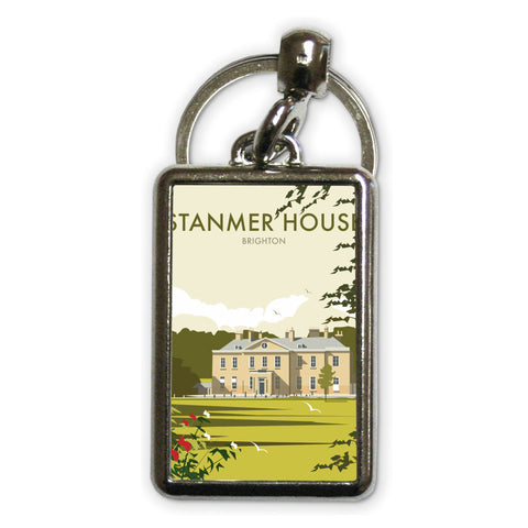 Stanmer House, Brighton Metal Keyring