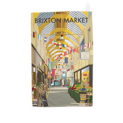 Brixton Market Tea Towel