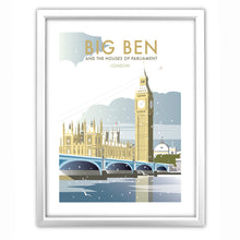 Load image into Gallery viewer, Big Ben and Houses of Parliament Winter Art Print