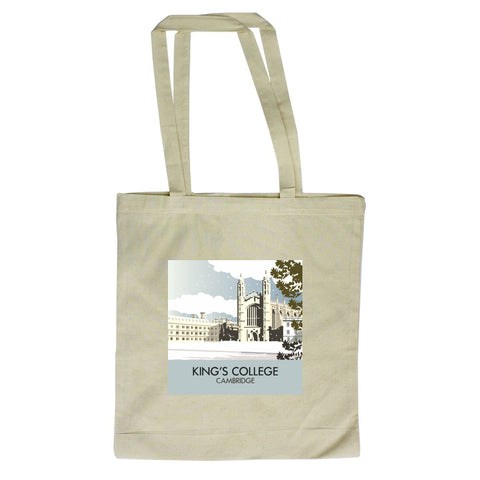 Kings College Cambridge Winter Tote Bag